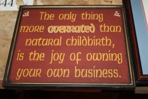 The Only Thing� Framed Wall Art 13-12Wx11H