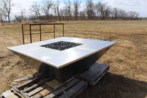 Above Ground Fire Pit 72Lx72Wx27H