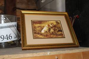 Dogs Framed Wall Art 11Wx9H