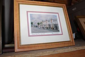 Sloppy Joes Bar Key West by Pam E. Webb Double Matte Wood Frame Artwork 12Wx10H