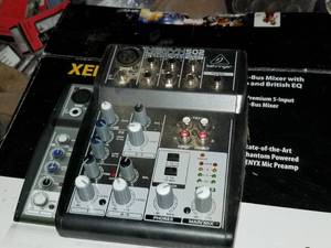 Xenyx Premium 5-Input 2-Bus Mixer with Mic Preamp and Equalizer 502 (in box)