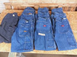10 Pair Of Men Heavy-Duty Jeans Size 36X32