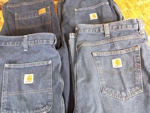 4 Pair Of Men Heavy-Duty Jeans Size 36X34