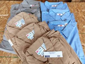 8 Heavy-Duty G&K Long Sleeve Shirts Size 2XL