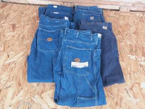 5 Pair Of Men Heavy-Duty Jeans Size 36