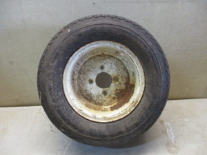 1 Barely Used Snowmobile Trailer Tire and Wheel
