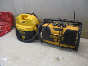 Dewalt Vacuum and Radio