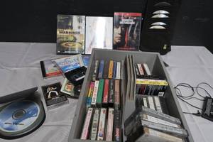 RETRO MUSIC AND DVD LOT