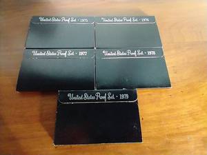 lot 360 image: 5 U.S. Proof Sets - 1975-1979