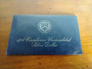 lot 364 image: 1974 Uncirculated Eisenhower Silver Dollar