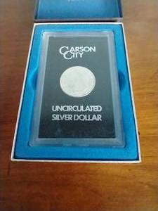 lot 367 image: 1883-CC Morgan - GSA Hoard Carson City In Hard Case & Box