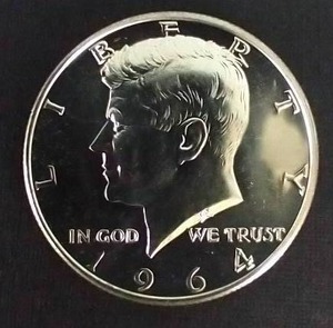 lot 378 image: 1964 Kennedy Proof Silver Half Dollar