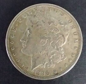lot 401 image: 1896 Morgan Dollar