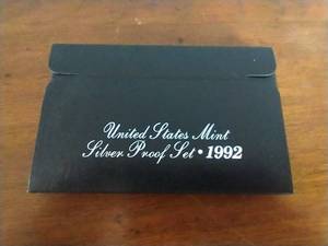 lot 406 image: 1992 U.S. Silver Proof Set