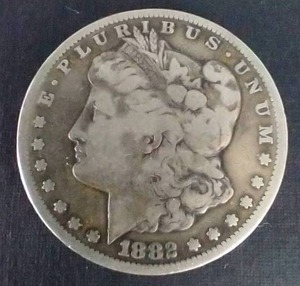 lot 412 image: 1882-S Morgan Dollar