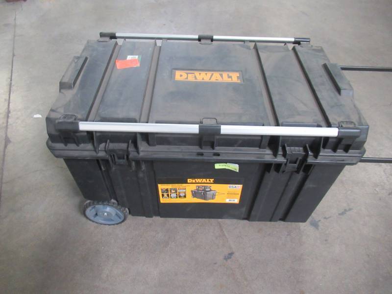 lot 164 image: Large Dewalt Tool Box Filled With NEW Handtools and More Tool Box is in used condition
