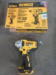 lot 23 image: DEWALT 20-Volt MAX XR Lithium-Ion Cordless Brushless 12 in. Impact Wrench with Detent Pin Anvil (Tool-Only), DCF894 - Used.