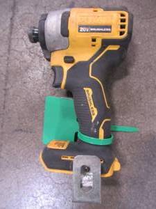 lot 40 image: DEWALT ATOMIC 20-Volt MAX Brushless Cordless Compact Impact Driver (Tool-Only), DCF809B - Used.