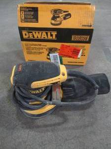 lot 51 image: Dewalt 3 Amp Corded 5 in. Variable Speed Random Orbital Sander, DWE6423 - Used.