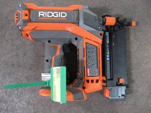 lot 54 image: RIDGID HYPERDRIVE 18-Volt 18-Gauge 2-18 in. Brushless Brad Nailer, R09890B (Tool Only) - Used.