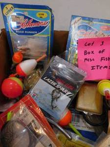 Box of Misc. Fishing Items