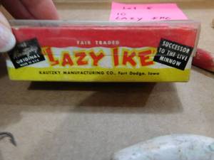 10 - Antique Lazy Ike Fish Lures