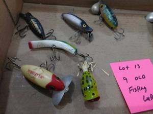 9 -  Vintage Fishing Lures