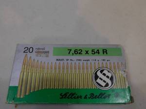 Full Box of 7.62 x 54R Shells
