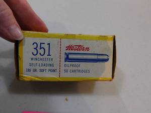 Full Box 351 Winchester Shells