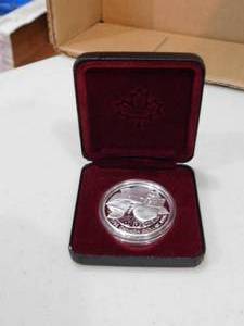 1996 Canadian McIntosh Apple Silver Dollar