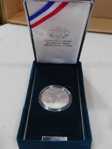 1991 Korean War Coin Silver Proof Dollar