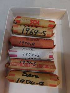 6 Rolls of Pennies