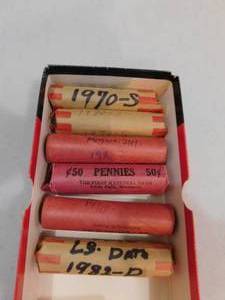 6 Rolls of Pennies