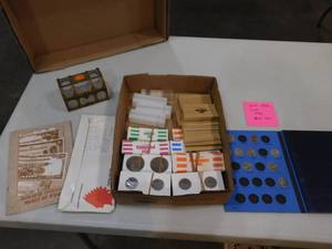 Box of Misc. Coin Supplies