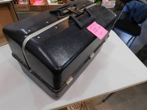 Large Black Empty Tackle Box