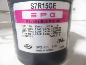SPG S7R15GE Motor&nbsp