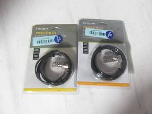 2x Targus&nbspDefcon CL Laptop Cable Locks&nbsp