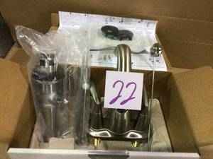 Alteo 4 in. Centerset 2-Handle Bathroom Faucet in Vibrant Brushed Nickel Customer Returns See Pictures&nbsp