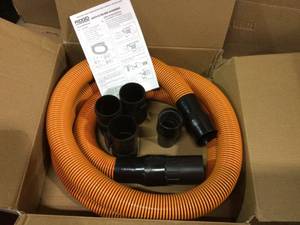 1-78 in. x 10 ft. Pro-Grade Locking Vacuum Hose Kit for RIDGID WetDry Shop Vacuums by RIDGID Customer Returns See Pictures&nbsp
