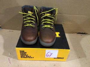 Mens Plasma 6 Work Boots - Soft Toe - Walnut Size 11(M) by DEWALT Customer Returns See Pictures&nbsp