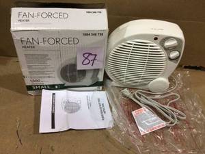 1500-Watt Electric Fan Forced Portable Heater Customer Returns See Pictures&nbsp