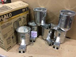 Halo Eseries E5RICAT 5 in. Aluminum Recessed Lighting Remodel IC Air-Tite Housing- Customer Returns See Pictures&nbsp