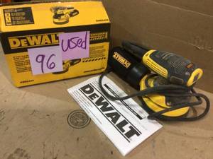 DEWALT 3-Amp Orbital Sander  Item #1631793Model #DWE6423   USED Customer Returns See Pictures&nbsp