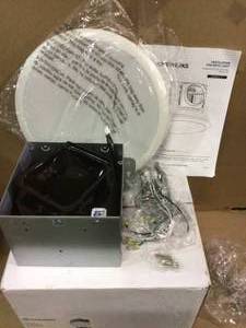 110 CFM Ceiling No Cut Installation Bathroom Exhaust Fan with LED Light Customer Returns See Pictures&nbsp