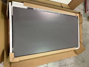 Atlantic Fur 48 in. Rectangular Gray 1 Drawer Writing Desk with Solid Wood Material not used