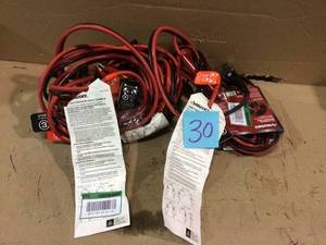 lot 30 image: Husky  8-Gauge 12 ft. UL Booster Cable Customer retturns See Pictures