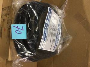 lot 70 image: Superior Pump 24 ft. Poly Universal Discharge Sump Pump Hose Kit not used