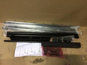 lot 74 image: Mind Reader Silver Metal Clothes Rack (33 in. W x 69 in. H) see pictures