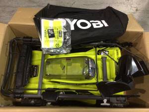 lot 78 image: Ryobi 20 in. 40-Volt Brushless Cordless Walk Behind Self-Propelled Lawn Mower Tool Only