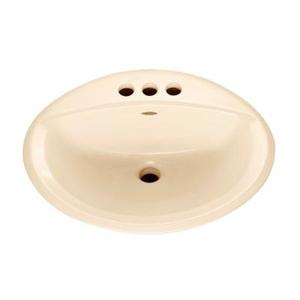 lot 29 image: AMERICAN STANDARD Aqualyn Self-Rimming Bathroom Sink in Bone